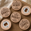 Custom Wooden Magnet Bottle Opener -  Personalized Groomsmen Proposal Wedding Gifts For Groomsmen - Official Groomsman