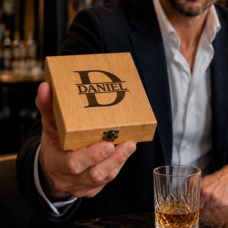 Custom Wine Opener Set - Personalized Birthday Gifts For Dad, Brother, Grandpa, Husband - Built For Greatness