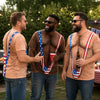 Custom Funny Patriotic T-shirt - Personalized Birthday Gifts For Men - Red White And Ready To Party