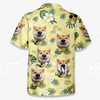 Custom Photo Unisex Tropical Hawaiian Aloha Shirt - Personalized Summer Vacation And Travel Gifts For Dog Cat Lovers, Dog Dad And Mom, Cat Owners - Beach Bum With Paws