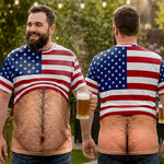 Custom Funny Patriotic T-shirt - Personalized Halloween Costume Birthday Gifts For Men - Too Cool For Tea