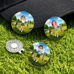 Custom Golf Ball Marker - Personalized Birthday Gifts For Golf Lovers, Sports Fans, Sports Lovers - The Fairway Calls