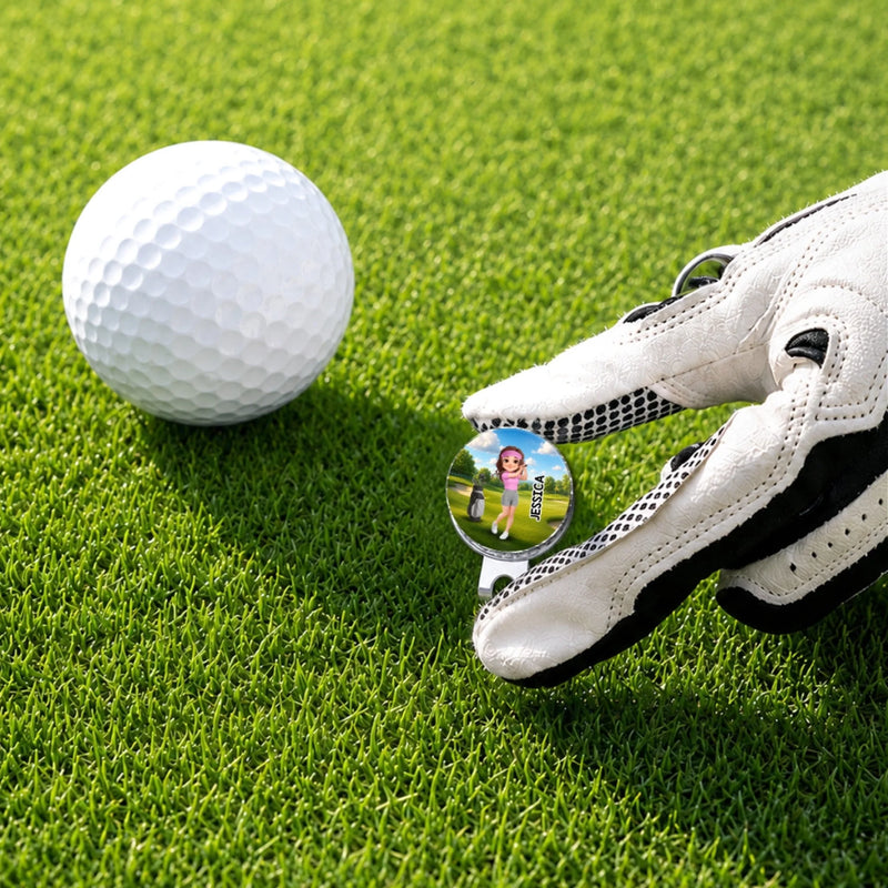 Custom Golf Ball Marker - Personalized Birthday Gifts For Golf Lovers, Sports Fans, Sports Lovers - The Fairway Calls