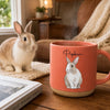 Custom Photo Printed Pottery Mug - Personalized Birthday Gifts For Dog Cat Lovers, Dog Dad And Mom, Cat Owners - My Best Friend Has Paws