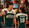 Custom Mexico World Football V-Neck Soccer Jersey - Personalized Birthday Gifts For Football Lovers, Sports Fans, Sports Lovers - My Heart Beats In Green Stripes
