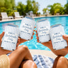 Custom Leather Can Cooler - Personalized Summer Vacation And Travel Gifts For Women, Besties, Sisters, BFF - Poolside Chilling, Miami Edition