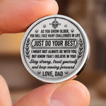 Custom Pocket Hug - Personalized Birthday Gifts For Son - Keep Moving Forward
