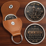 Custom Pocket Hug - Personalized Birthday Gifts For Son - Follow Your Heart And Compass