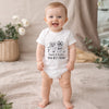 Custom Photo Baby Onesie -  Personalized Baby Shower, Gender Reveal Gifts For New Moms, New Dads, New Parents, Dog Cat Lovers - Our Pack Just Got Cuter