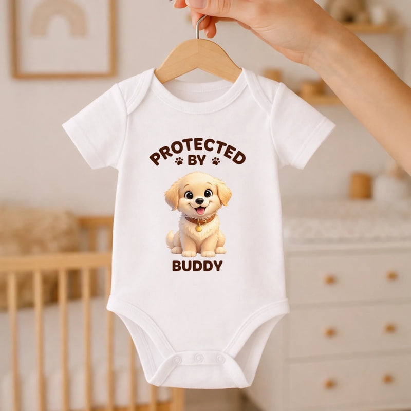 Custom Photo Baby Onesie -  Personalized Baby Shower, Gender Reveal Gifts For New Moms, New Dads, New Parents, Dog Cat Lovers - Our Greatest Adventure Has Arrived