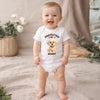 Custom Photo Baby Onesie -  Personalized Baby Shower, Gender Reveal Gifts For New Moms, New Dads, New Parents, Dog Cat Lovers - Our Greatest Adventure Has Arrived