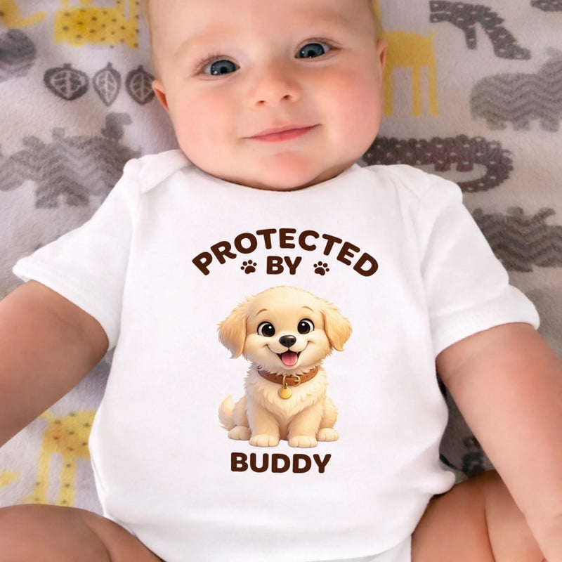 Custom Photo Baby Onesie -  Personalized Baby Shower, Gender Reveal Gifts For New Moms, New Dads, New Parents, Dog Cat Lovers - Our Greatest Adventure Has Arrived
