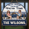 Custom Wood Sign - Personalized Summer Vacation And Travel Gifts For Husband And Wife, Him And Her - Chilling With The Grill Master
