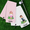 Custom Golf Towel - Personalized Birthday Gifts For Golf Lovers, Sports Fans, Sports Lovers - Just Tap It In