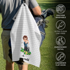 Custom Golf Towel - Personalized Birthday Gifts For Golf Lovers, Sports Fans, Sports Lovers - Just Tap It In