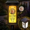 Custom Photo Solar Garden Light - Personalized Memorial Sympathy Gifts For Loss Of Mom, Dad - Forever In Our Hearts