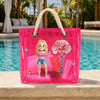 Custom Clear Tote Bag - Personalized Summer Vacation And Travel Gifts For Women, Besties, Sisters, BFF - Sun Sand Smiles