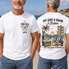 Custom Summer T-shirt - Personalized Retirement Gifts For Women, Men - Too Old To Care