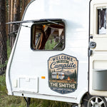 Custom RV Decal - Personalized Birthday Camping Gifts For Campers - Our Happy Camper Place