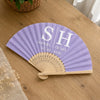 Custom Bamboo Hand Fan - Personalized Anniversary Wedding Gifts For Husband And Wife, Him And Her - Cherishing Every Single Moment Together