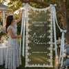 Custom Lace Wedding Welcome Sign - Personalized Bridesmaid Proposal Wedding Gifts For Bridesmaid, Bridal Party - Like A Dream Woven In Lace