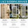 Custom Lace Wedding Welcome Sign - Personalized Bridesmaid Proposal Wedding Gifts For Bridesmaid, Bridal Party - Like A Dream Woven In Lace