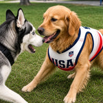 Custom USA World Football Pet Jersey - Personalized Birthday Gifts For Football Dog Cat Lovers, Dog Dad And Mom, Cat Owners - Furry Patriot On The Field