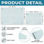 Custom Tempered Glass Cutting Board - Personalized Birthday Gifts For Mom, Grandma - Turtle Love