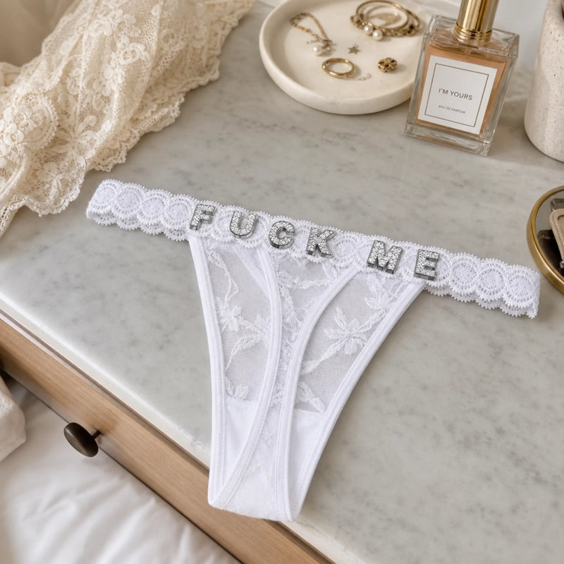Custom Thong G-strings - Personalized Anniversary Wedding Gifts For Husband And Wife, Him And Her - Daddy’s Girl Is Ready To Play