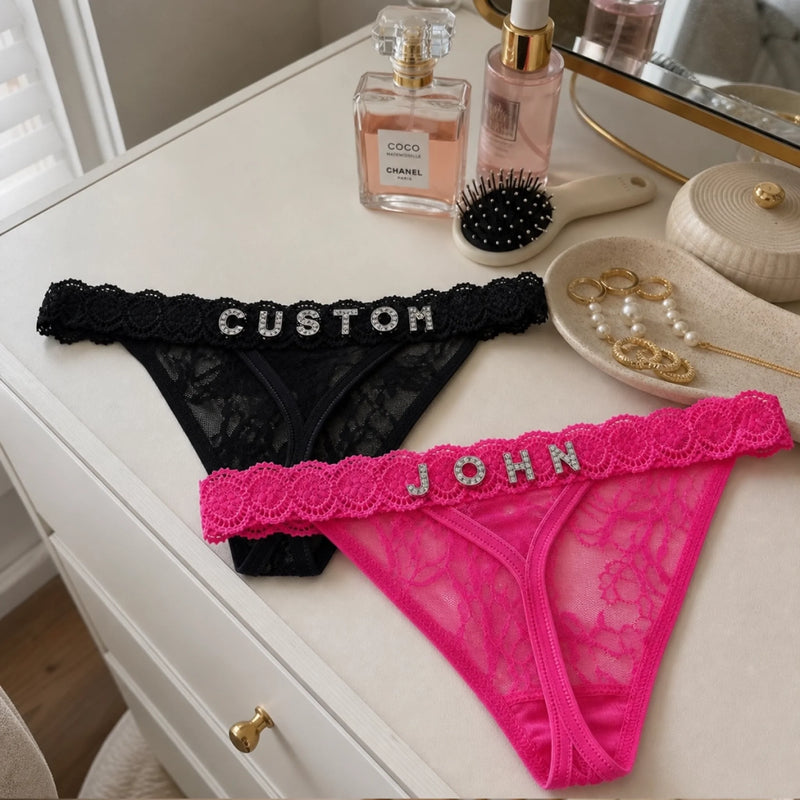 Custom Thong G-strings - Personalized Anniversary Wedding Gifts For Husband And Wife, Him And Her - Daddy’s Girl Is Ready To Play