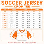 Custom Women's England World Football Jersey Crop Tee - Personalized Birthday Gifts For Football Lovers, Sports Fans, Sports Lovers - Go Team England