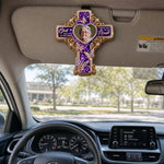 Custom Car Visor Clip - Personalized Memorial Sympathy Gifts For Loss Of Mom, Dad - Forever Loved Beyond Words