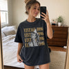 Custom Photo Washed Cotton T-shirt - Personalized Birthday Gifts For Men, Women - The Original Trendsetter Here