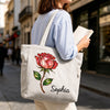 Custom Corduroy Tote Bag - Personalized Summer Vacation And Travel Gifts For Women, Besties, Sisters, BFF, Family, Yourself - Summer Looks Good On Me