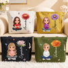 Custom Corduroy Tote Bag - Personalized Summer Vacation And Travel Gifts For Women, Besties, Sisters, BFF, Family, Yourself - Living My Best Summer
