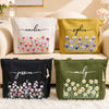 Custom Corduroy Tote Bag - Personalized Summer Vacation And Travel Gifts For Women, Besties, Sisters, BFF, Family, Yourself - Sunshine Is My Vibe