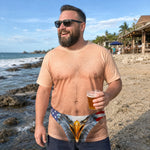 Custom Funny Patriotic T-shirt - Personalized Halloween Costume Birthday Gifts For Men - Too Tired To Care
