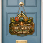 Custom Wood Sign - Personalized Birthday Camping Gifts For Campers, Mom, Dad, Brother, Sister, Kids - Family Adventures