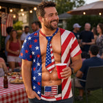 Custom Funny Patriotic T-shirt - Personalized Halloween Costume Birthday Gifts For Men, Women - Liberty And Laughs