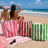 Custom Beach Tote Bag - Personalized Bridesmaid Proposal Wedding Gifts For Bridesmaid, Bridal Party - Bride's Favorite Beach Club