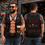Custom Funny Motorcycle T-shirt - Personalized Halloween Costume Birthday Gifts For Men, Bikers - Cool By Nature