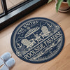 Custom Poolside Shaped Doormat - Personalized Summer Vacation And Travel Gifts For Mom, Dad, Brother, Sister, Kids - Sunshine Family Time