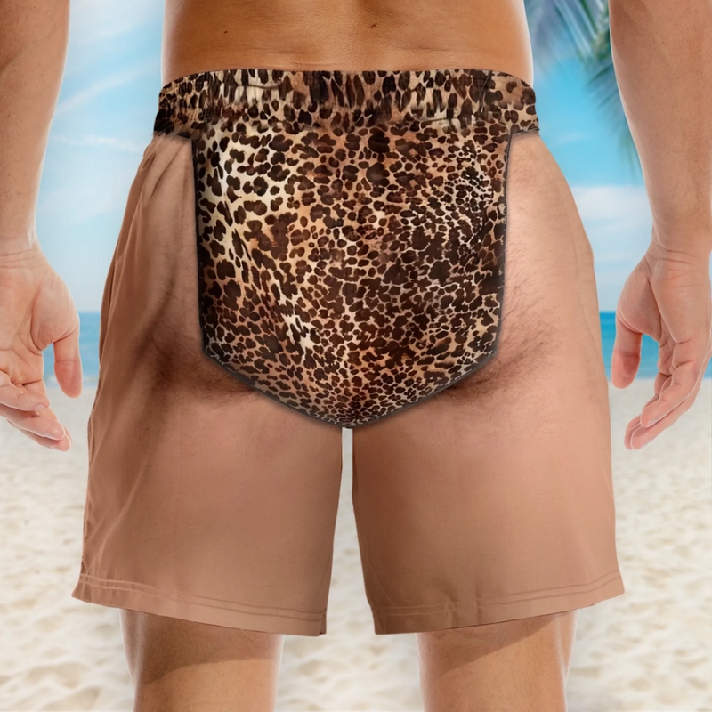 Custom Funny Men Swim Trunks - Personalized Summer Vacation And Travel Gifts For Men - My Style My Way