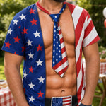 Custom Funny Patriotic T-shirt - Personalized Halloween Costume Birthday Gifts For Men, Women - Liberty And Laughs