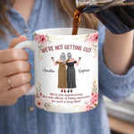 Custom Mug - Personalized Best Friend Birthday Gifts For Women, Besties, Sisters, BFF - Besties Forever For Life