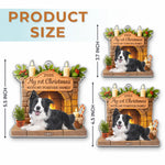 Custom Photo First Christmas Acrylic Ornament - Personalized Christmas Birthday Gifts For Dog Lovers, Dog Dad And Mom - Christmas Is Merrier With Fur