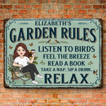 Custom Home Decor Metal Sign - Personalized  Birthday Garden Gifts For Gardeners - In My Garden Era
