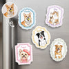 Custom Photo Acrylic Fridge Magnet - Personalized Birthday Gifts For Dog Cat Lovers, Dog Dad And Mom, Cat Owners - Paws Make It Better