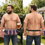 Custom Funny Patriotic T-shirt - Personalized Halloween Costume Birthday Gifts For Men - Abs Not Included