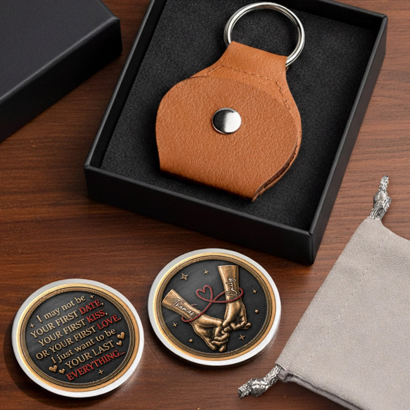 Custom Pocket Hug - Personalized Anniversary Wedding Gifts For Husband And Wife, Him And Her - A Forever Love Token
